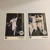 1989 Upper Deck Los Angeles Dodgers Kirk Gibson World Seires & MVP Cards - $4.99