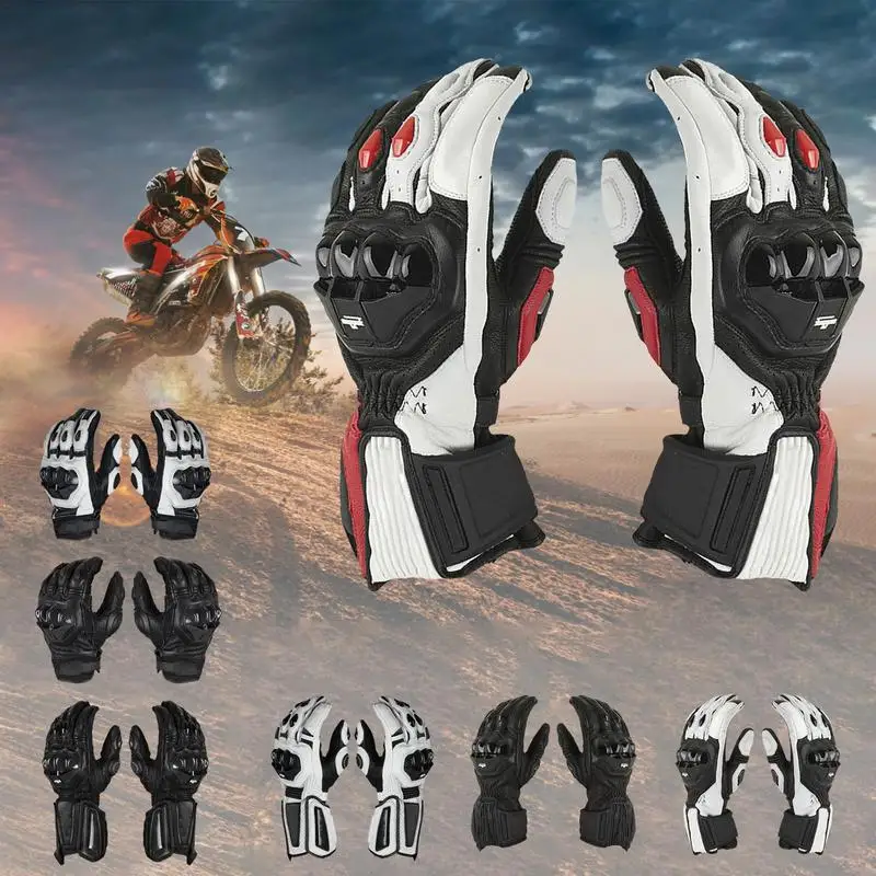 Motorcycle Gloves Windproof Waterproof Guantes Moto Men Motorbike Riding mits - £58.61 GBP+