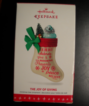 Hallmark Keepsake Christmas Ornament 2016 The Joy Of Giving Stocking with Bird - £5.62 GBP
