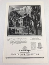 1926 Vintage Print Ad Rock Of Ages Tombstones - £7.77 GBP