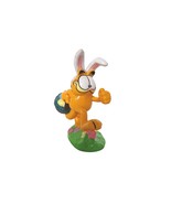 Vintage Garfield Easter Bunny Ears Figure Toy Figurine Egg Basket Huntin... - $13.17