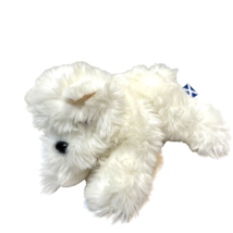 Lesser and Pavey Ltd Cute N Soft Plush Stuffed White Puppy Dog I Love Scotland - £9.70 GBP