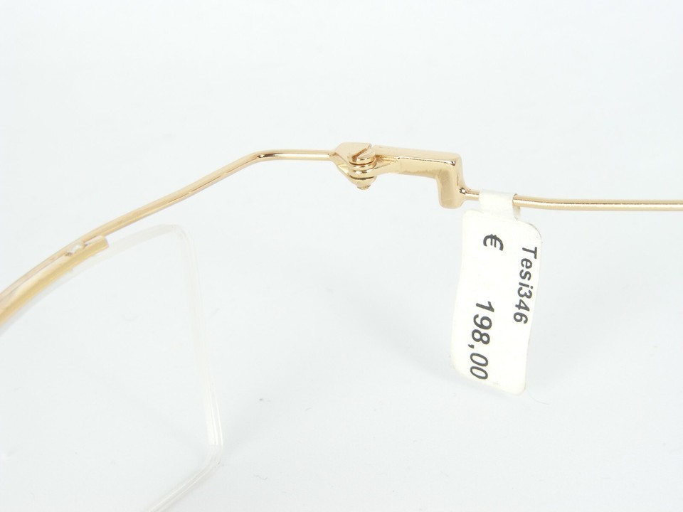 Vintage TESI Art by Ipotesi 346 06 RUST /GOLD EYEGLASSES GLASSES 39-25-140 Italy Item image 10