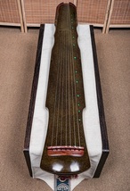 Guqin Fuxi zither Babao gray paint surface old fir Chinese string instru... - $699.00