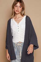 POL Open Front Sweater Cardigan with Pockets - £32.74 GBP