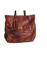 COACH LEGACY CLASSIC LEATHER LARGE COGNAC TOTE HANDBAG  #F1393-26461 - €56,37 EUR