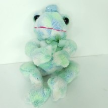 Dan Dee Collector&#39;s Choice 8” Frog Princess King Crown Plush Blue Green Tie Dye - $19.79