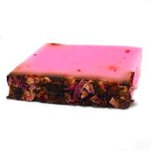 Pink Rose Handcrafted Soap Slice - £4.45 GBP