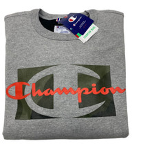 Champion Powerblend Crewneck Sweatshirt Men Adult Large Gray NWT - £14.54 GBP