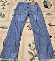 Levis 514 Jeans Boys Sz 8 Regular Blue Slim Fit Straight Leg Youth Casual 24x22 - £10.28 GBP