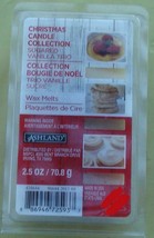 NEW Ashland Christmas Candle Collection Sugared Vanilla Trio Scented Wax Cubes - £3.94 GBP