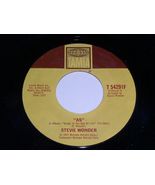 Stevie Wonder As Contusion 45 Rpm Record Vintage Tamla Label 54291 VG+/VG++ - $14.99