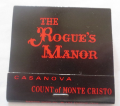 THE ROGUE&#39;S MANOR HILTON HOTEL MATCHBOOK FULL AND UNUSED - £1.98 GBP