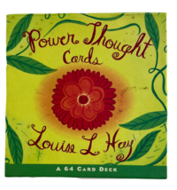 Power Thought Cards by Louse L. Hay a 64 Card Deck of Inspiration Self-Help - £15.10 GBP