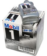 Mobil 1 Advanced Full Synthetic Motor Oil 5W-30, 6-pack of 1 quarts - $89.09