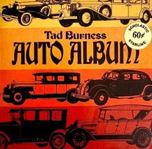 Tad Burness Auto Album Illustrated Antique Classic Cars Automobilia PB Mini E5 - £31.28 GBP
