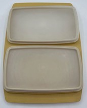 Vintage Tupperware Double Deli Server Tray #815-2 U250 - £19.97 GBP