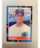 1988 Donruss Baseball Card Rated Rookie #43 AL LEITER Yankees - $1.79