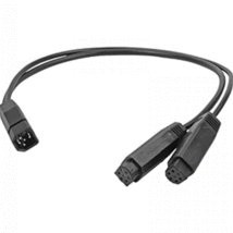HUMMINBIRD 9 M SILR Y DUAL SIDE IMAGE TRANSDUCER ADAPTER CABLE F/HELIX - £30.52 GBP