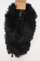 Justin &amp; Taylor Women&#39;s Faux Fur Black Infinity Scarf NWT - £15.97 GBP
