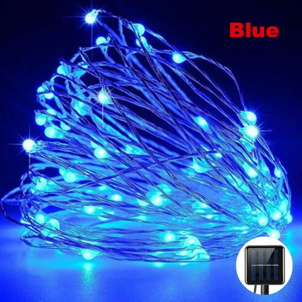 LED Fairy Light 5/10/20/30/40/50M Solar String Light Chain Gar Copper Wire Backy - £144.65 GBP