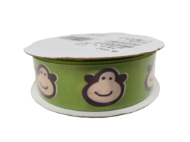 Offray 7/8&quot; x 3 yds Ribbon - New - Monkey - £6.37 GBP