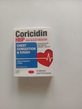 Coricidin HBP Chest Congestion and Cough Suppresant Fast Relief Liqui-Gels 20 Ct - £9.57 GBP