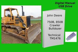 John Deere 750B  850B Crawler Bulldozer Repair Technical Manual See Desc... - £18.91 GBP