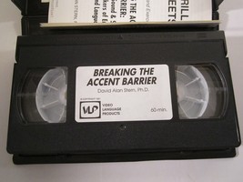 Vhs Documentary Breaking The Accent Barrier David Stern Ph.D [10P8] - £10.54 GBP