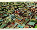 Vtg Postcard Aerial View Greenville Texas - &quot;Whitest People&quot; - $12.82
