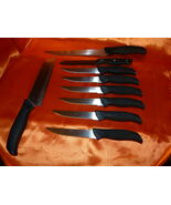 9 PC FARBERWARE MEAT KNIVES Kitchen Grilling Stainless Steak Cutting Set... - $10.00