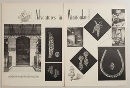 1951 Print Ad House of Winston Jewelry Store Adventures in Winstonland New York - $19.78