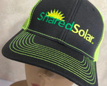 Shared Solar Neon Green Mesh Paramount Snapback Baseball Cap Hat - £12.17 GBP