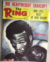 THE RING  vintage boxing magazine January 1973 George Foreman cover - £11.68 GBP