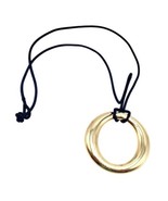Authentic! Tiffany &amp; Co 18k Yellow Gold Peretti 35mm Medium Sevillana Ne... - $51,832.10 MXN