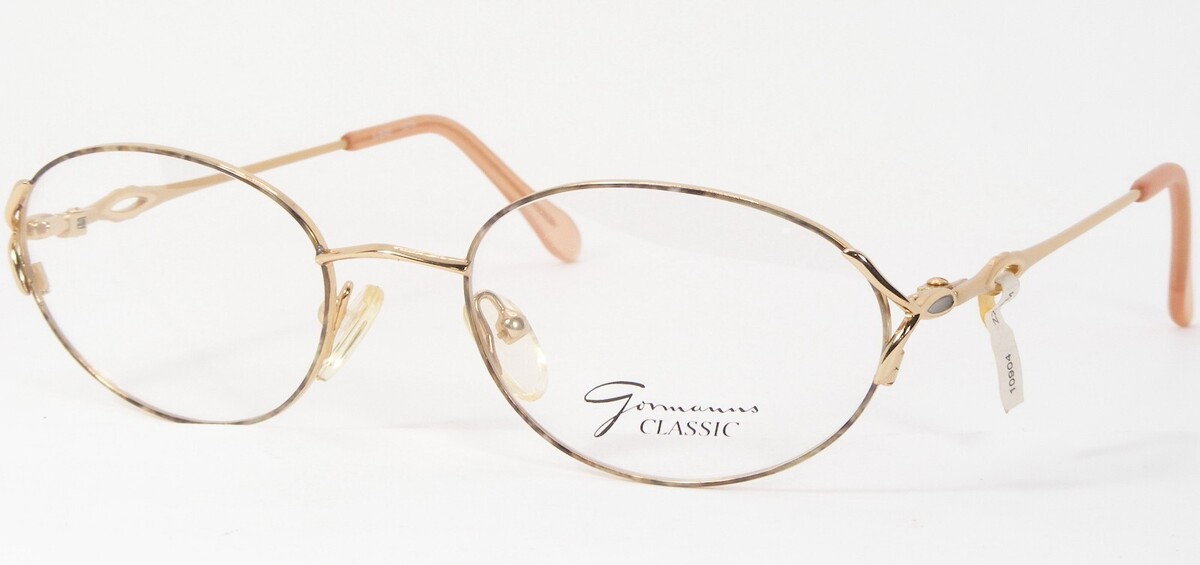 Gormanns Classique 0-4642 Or / Demi Unique Rare Lunettes 52-19-135mm - $75.89