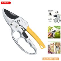 German Pruning Shears for Garden and Indoor Plants Yellow 8-Inch - $47.47