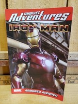 Marvel Adventures Iron Man Armored Avenger Paperback Book  - £14.18 GBP