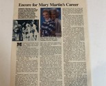 Mary Martin Magazine Article 1 page Vintage 1987 - $7.91