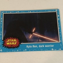 Star Wars Journey To Force Awakens Trading Card #87 Kylo Ren Dark Warrior - £1.56 GBP