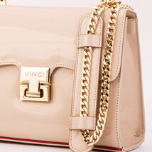 The Ege Beige Leather Handbag image 5