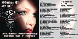 Tarja Turunen Complete Recordings 50 CD releases MP3 on 1xDVD ex Nightwish all a - £17.22 GBP