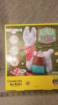 Sew Easy Sew Fun Adorable Alpaca Picnic, Lovely, Llama - Creativity for Kids - £11.27 GBP