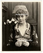 *MYRTLE STEDMAN (c.1918) Silent Film Double-Wt 8x10 Photo Holding Playing Cards - £59.95 GBP