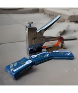 Three Way Tackler  Staple Gun Brad Nailer U stapler High Power Palm Sque... - $24.35 CAD