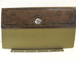 1972 DODGE POLARA GLOVEBOX DOOR W/ HINGE &amp; WOOD GRAIN NICE OEM PIECE - $62.99