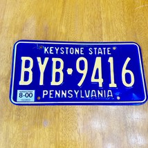 2000 United States Pennsylvania Keystone State Passenger License Plate BYB 9416 - £22.41 GBP