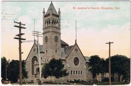 Postcard St Andrews Church Kingston Ontario - £2.96 GBP