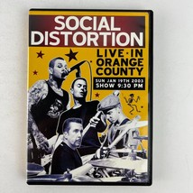 Social Distortion - Live in Orange County DVD - £7.90 GBP
