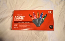 Make The Season Bright Multi Color Christmas Lights 300 62 Feet Outdoor ... - £16.34 GBP